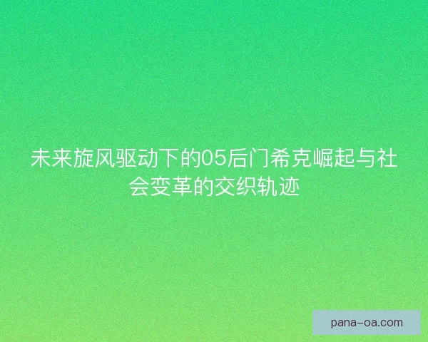 未来旋风驱动下的05后门希克崛起与社会变革的交织轨迹